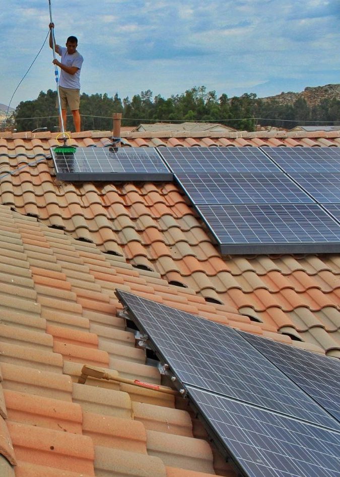 solar panel cleaning company